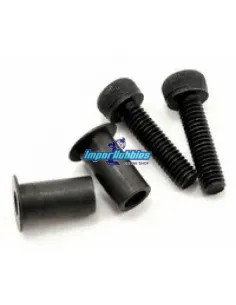 Bagues et vis longues de fusées avants Kyosho Inferno MP9 / MP10 / MP10T / GT3 IF467 - Kyosho Inferno MP9 TKI2 / TKI3 - Pièces d