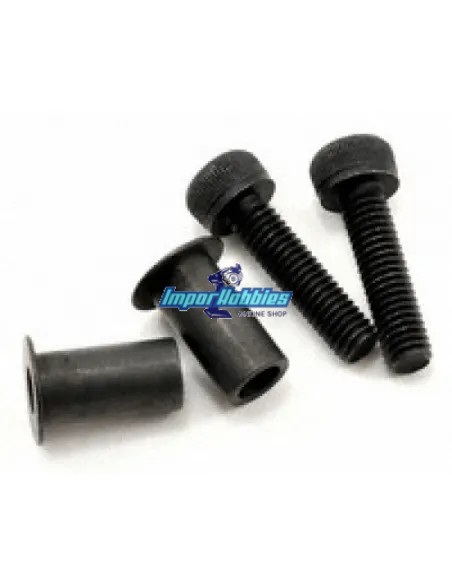 Bagues et vis longues de fusées avants Kyosho Inferno MP9 / MP10 / MP10T / GT3 IF467 - Kyosho Inferno MP9 TKI2 / TKI3 - Pièces d