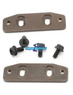 Engine Mount Plate - Gunmetal Kyosho Inferno MP9 / GT3 IF431 - Kyosho Inferno MP9 TKI2 / TKI3 - Spare Parts & Option Parts