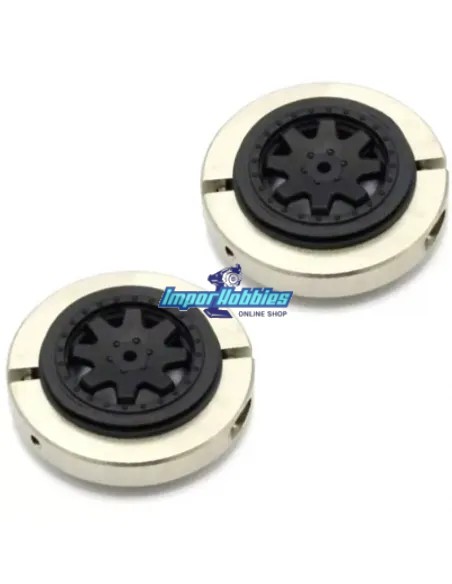 Ruedas montadas y pegadas - Alto Peso (2 Uds.) Kyosho Mini-Z 4x4 Crawler Toyota 4Runner - Hilux MXTH001HW - Kyosho Mini-Z 4x4 Cr