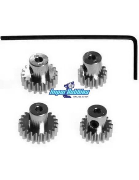 Pignons aluminium - Option 15-17-19-21T Kyosho Mini-Z AWD / FWD MDW021 - Kyosho Mini-Z AWD Sports - Pièces detachées et options