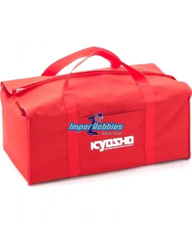 Maleta porta coche roja 320X560X220mm escala 1/8 Kyosho 87619 - Maletas y bolsas de transporte RC