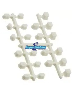 Bagues suspension blanches Kyosho Inferno MP9 TKI2 / TKI3 / TKI4 IF442W - Kyosho Inferno MP9 TKI2 / TKI3 - Pièces detachées et o