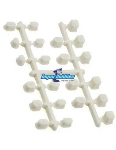 Bagues suspension blanches Kyosho Inferno MP9 TKI2 / TKI3 / TKI4 IF442W - Kyosho Inferno MP9 TKI2 / TKI3 - Pièces detachées et o