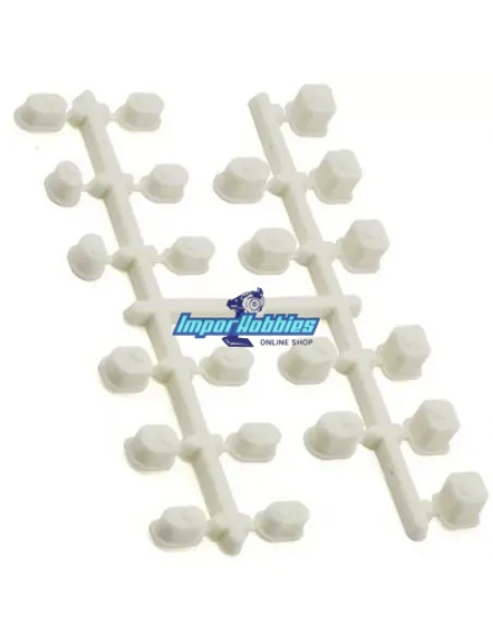 Bagues suspension blanches Kyosho Inferno MP9 TKI2 / TKI3 / TKI4 IF442W - Kyosho Inferno MP9 TKI2 / TKI3 - Pièces detachées et o