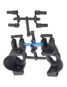 Porta manguetas delantero plástico 17.5º Kyosho Inferno MP9 / MP10 / MP10T / GT3 IFW468B - Kyosho Inferno MP9 TKI2 / TKI3 - Repu