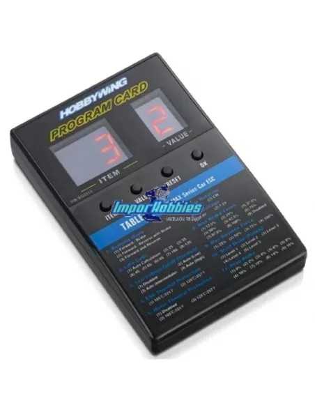 Tarjeta de programación LED Hobbywing / Hobbytech Konect 30501003 - Programadores para variadores