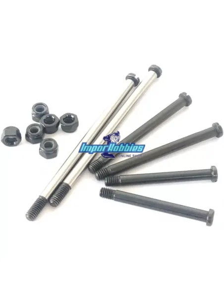 Kit complet d'axes filetes - Option Hobbytech STR8 / Spirit / NXT STRS-102 - Hobbytech STR8 DeLuxe & STR8 EVO RTR - Pièces detac