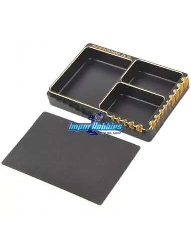 Coupelle Multi Usage Aluminium Black Gold 120X80X18mm Arrowmax AM171063 - Boites de stockage & Plateau à vis en aluminium