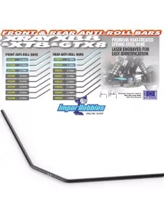 Barra estabilizadora trasera 3.2mm Xray XB8 / XT8 / GTX 353432