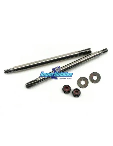 Vástagos amortiguador delanteros 3.5x53mm (2 Uds.) Kyosho Inferno Neo / MP9 / MP10 IFW140-02 - Kyosho Inferno 7.5 / Neo / Neo Ra