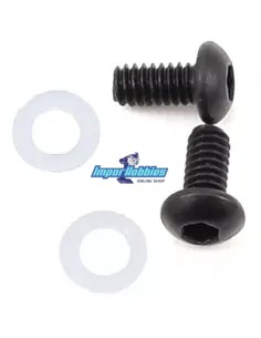 Screw & Gasket Set - V2 Shock Cap Bleeder Team Associated B5 / B6.1 / B3.1 / B3.2 / T3.1 AS91492 - Team Associated RC8B3 & RC8B3