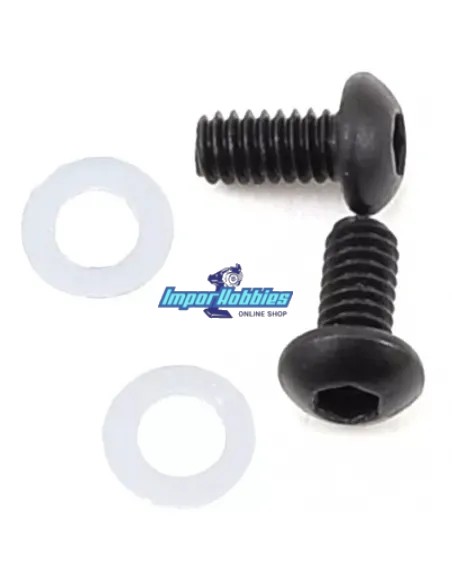 Tornillos para tapon de amortiguador V2 Team Associated B5 / B6.1 / B3.1 / B3.2 / T3.1 AS91492 - Team Associated RC8B3 & RC8B3e