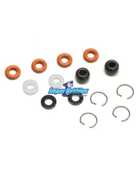 Kit de juntas de amortiguador Kyosho Inferno MP9 / MP10 IFW140-05 - Kyosho Inferno 7.5 / Neo / Neo Race Spec - Repuesto y opcion