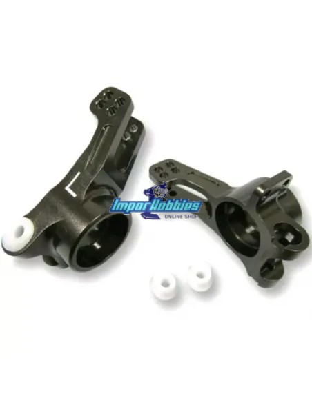 Manguetas traseras aluminio (2 Uds.) Kyosho Inferno MP9 TKI4 / MP9e EVO / Inferno GT3 IF490 - Kyosho Inferno MP9 TKI4 Nitro Kit