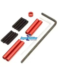 Kit de links en aluminio rojo WB-110mm Kyosho Mini-Z 4x4 Crawler MXW001R - Kyosho Mini-Z 4x4 Crawler Series - Repuesto y Opcione
