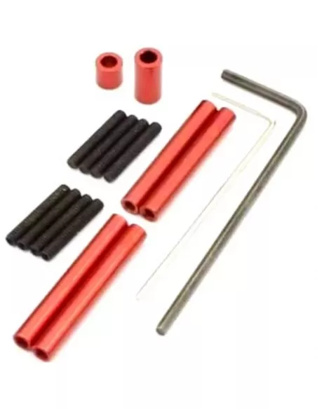 Aluminum Link Rod Set - WB-120mm Kyosho Mini-Z 4x4 Crawler MXW002R - Kyosho Mini-Z 4x4 Crawler Series - Spare Parts & Option Par