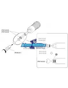 Shock Rebuild Kit Kyosho Inferno MP9 / MP10 IFW140-05 - Kyosho Inferno 7.5 / Neo / Neo Race Spec - Spare Parts & Option Parts 2