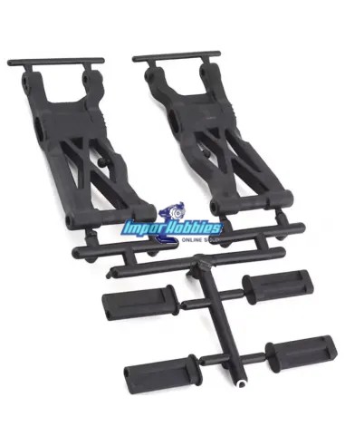 Trapecio inferior trasero & insertos (2 Uds.) Team Associated B6.1 / B6.1D AS91777 - Team Associated B6.1 & B6.1D - Repuesto y o