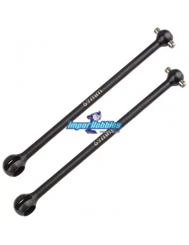 Cardans de transmission arrière 69mm (2 U.) Team Associated B6.2 / B6.2D / B6.3 / B6.3D / B6.4 / B6.4D AS91860 - Pieces