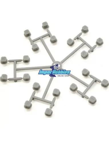 Inserts pour cale de pincement Team Associated B6 / B6.1 / B6.2 / B6.3 / B6.4 / B64 / B74 / B74.1 / SC6.1 / T6.1 AS92014
