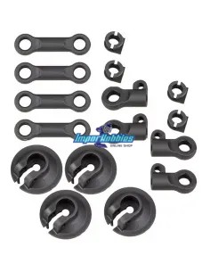 Rotulas y cazoletas de amortiguador Team Associated RC8B4 / B4e AS81512 - Repuesto y opciones