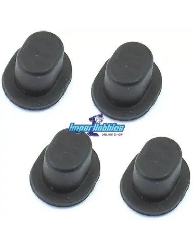 Inserts de guidage d'axes suspension (4 U.) Hobbytech STR8 / EP X2 / Spirit / NXT STR-037 - Hobbytech STR8 DeLuxe & STR8 EVO RTR