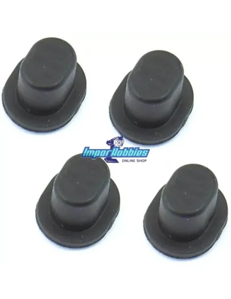 Casquillos suspensión (4 Uds.) Hobbytech STR8 / EP X2 / Spirit / NXT STR-037 - Hobbytech STR8 DeLuxe & STR8 EVO RTR - Repuesto y