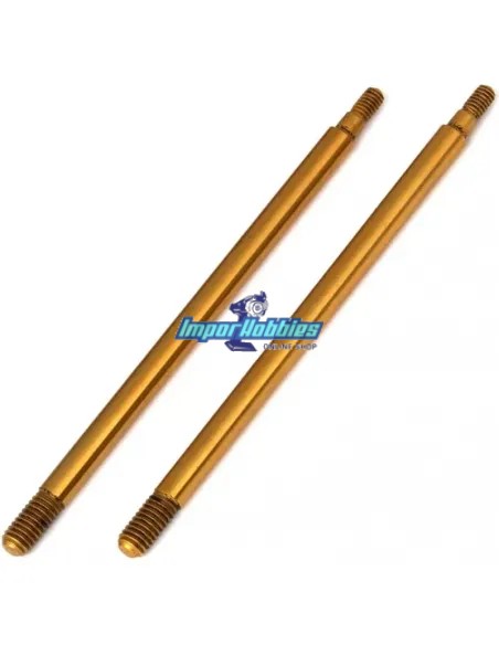 Tiges d'amortisseurs TiN 3.5x42.5mm (2 U.) Team Associated RC8B3.2 / T3 / T3.1 / T3.2 AS81173 - Team Associated RC8 B3.2 Kit - P