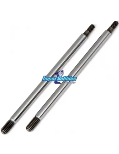 Tiges d'amortisseurs Chrome 3.5x42.5mm (2 U.) Team Associated RC8B3.2 / B4 / T3 / T3.1 / T3.2 AS81177 - Pieces