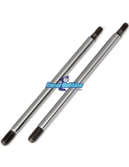 Tiges d'amortisseurs Chrome 3.5x42.5mm (2 U.) Team Associated RC8B3.2 / B4 / T3 / T3.1 / T3.2 AS81177 - Pieces