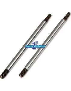 Vástago de amortiguador Chrome 3.5x33.5mm (2 Uds.) Team Associated RC8B3.1 / B4 / T3 / T3.1 / T3.2 AS81176