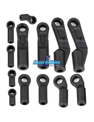 Kit de rotulas plásticas de tirantes (13 Uds.) Team Associated RC8B4 / B4e AS81521 - Repuesto y opciones