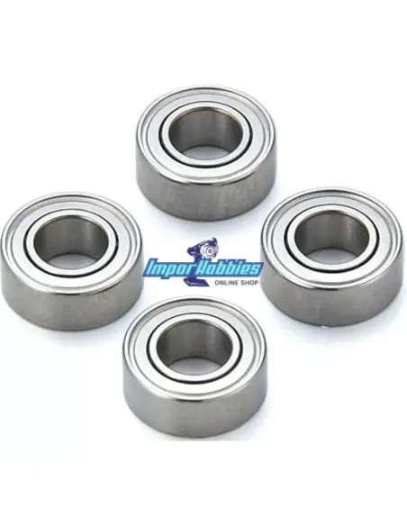 Rodamientos de campana & transmisión 5x10x4mm (4 Uds.) Kyosho BRG001 - Hobao Hyper 7 TQ & 7.5 Nitro