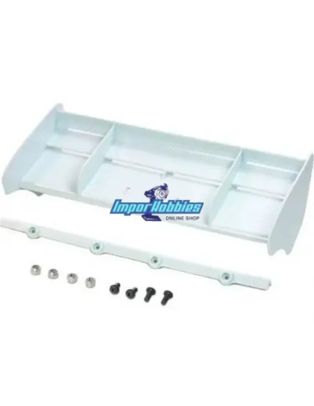 Alerón blanco Mugen MBX8 / MBX8 W.E / MBX8 ECO VP-Pro WN-008M-W - Alerones y arandelas de alerón 1/8 Scale