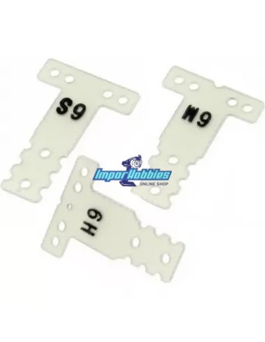 Pletine T FRP 0.6mm Tipo RM & HM (3 U.) Kyosho Mini-Z MR-03 / RWD MZW438 - Kyosho Mini-Z MR-02 / MR-015 - Pièces detachées et op