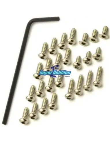Visserie tete ronde Hex - Nickel Kyosho Mini-Z MR-03EVO MZW440 - Kyosho Mini-Z MR-03EVO - Pièces detachées et options