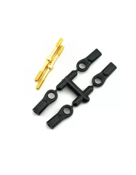 Steering Rod Turnbuckle 4x46mm (2 U.) Kyosho Inferno MP9 TKI2 / TKI3 / Inferno GT3 IF332 - Kyosho Inferno MP9 TKI2 / TKI3 - Spar