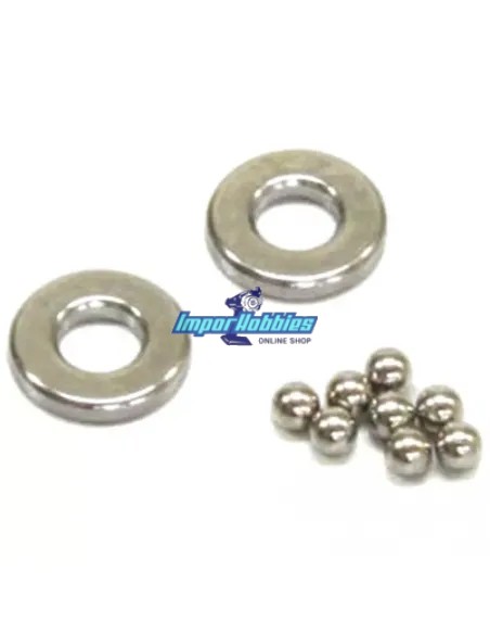 Butée à billes de différentiel Kyosho RB6 / RT6 / SC6 / ZX-5/ ZX6 BRG100 - Kyosho Lazer ZX-5 - Pièces detachées et options
