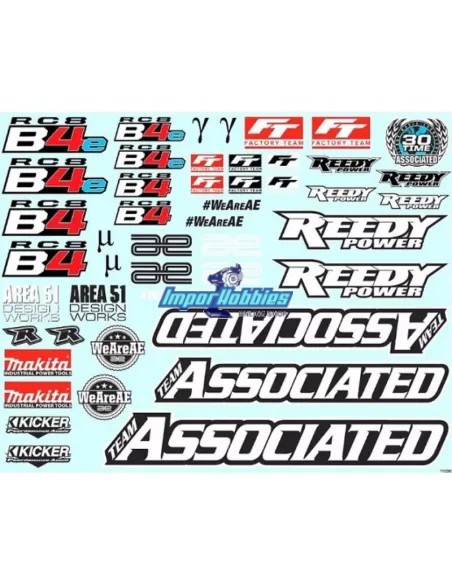 Decoration carrosserie Team Associated RC8B4 / B4e AS81588