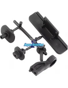 Pare-chocs avant & Plot de support de carrosserie Team Associated RC8B4 / B4e AS81524 - Pièces detachées