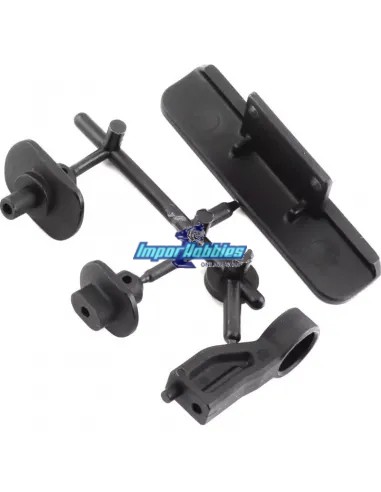 Pare-chocs avant & Plot de support de carrosserie Team Associated RC8B4 / B4e AS81524 - Pièces detachées