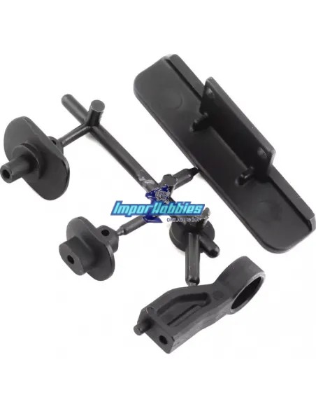 Pare-chocs avant & Plot de support de carrosserie Team Associated RC8B4 / B4e AS81524 - Pièces detachées