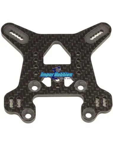 Support d'amortisseur carbone arrière Team Associated RC8B4 / B4e AS81506 - Pièces detachées