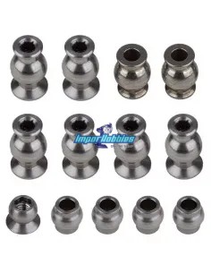 Kit bolas / Rotulas metálicas (13 Uds.) Team Associated RC8B4 / B4e AS81562 - Repuesto y opciones