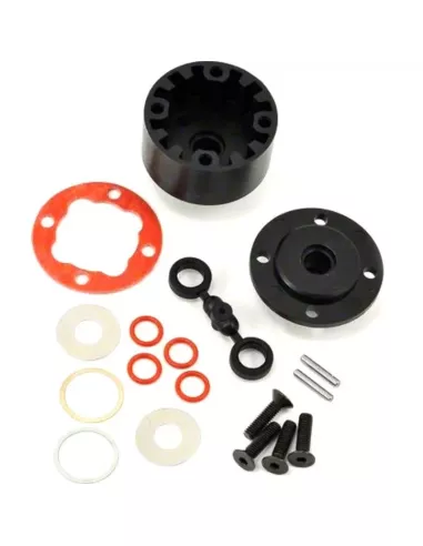 Gear Differential Case Set Kyosho Lazer ZX6 / ZX7 LAW50-01 - Kyosho Lazer ZX6 Kit - Spare Parts & Option Parts