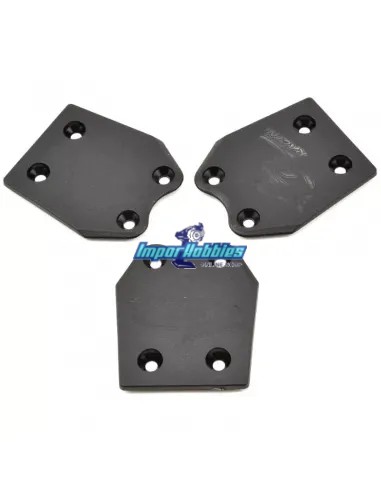 Protection arrières de chassis (3 U.) Mugen MBX7 / MBX7R / MBX7 Eco / MBX7T DE Racing DER-310-M - Protecteurs de chassis