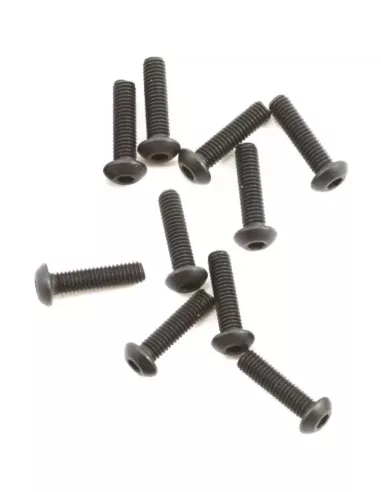 Button Head Hex Screws M3X12mm (10 U.) Fussion FS-TB3012 - Steel Screws - M3