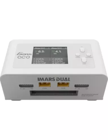 Smart Balance IMARS Dual White 1-6S 15A Intelligent Digital Charger for FPV - RC Car Gens Ace. GEA200WDUAL-EW