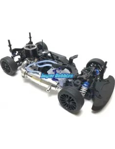 Escape completo In-Line motores 12 - 15 - 18 1/10 salida lateral VSW900 2